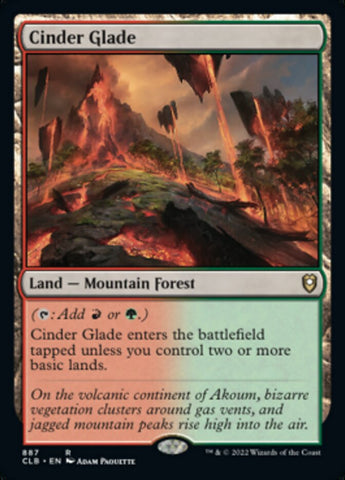 Cinder Glade [Commander Legends: Battle for Baldur's Gate] Magic: The Gathering