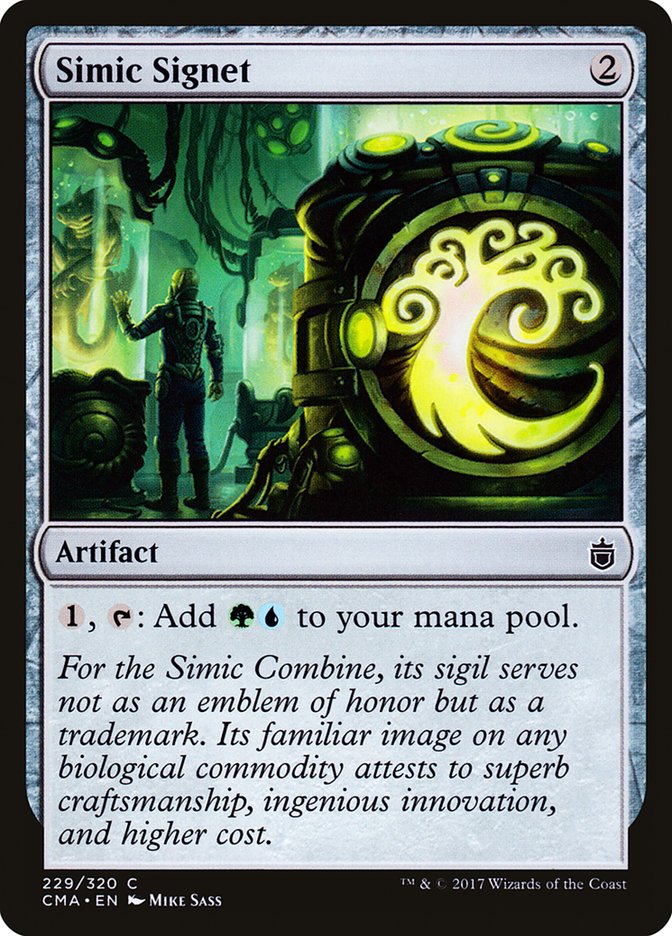 Simic Signet [Commander Anthology] Magic: The Gathering