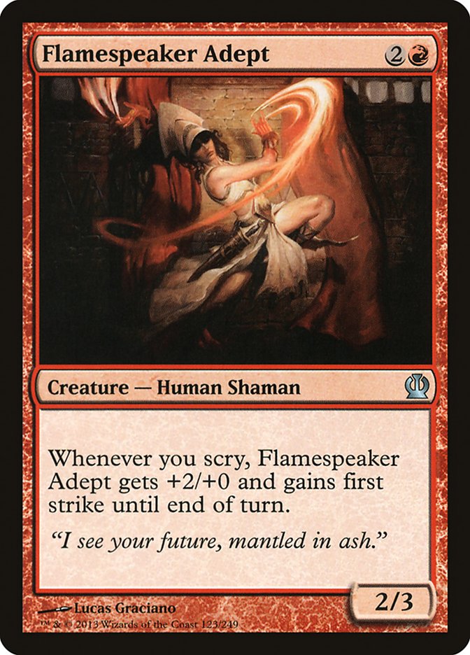 Flamespeaker Adept [Theros] Magic: The Gathering