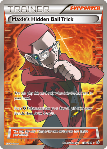 Maxie's Hidden Ball Trick (158/160) [XY: Primal Clash] Pokémon