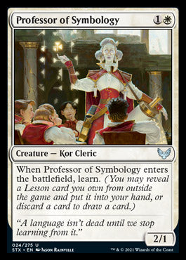 Professor of Symbology [Strixhaven: School of Mages] Magic: The Gathering