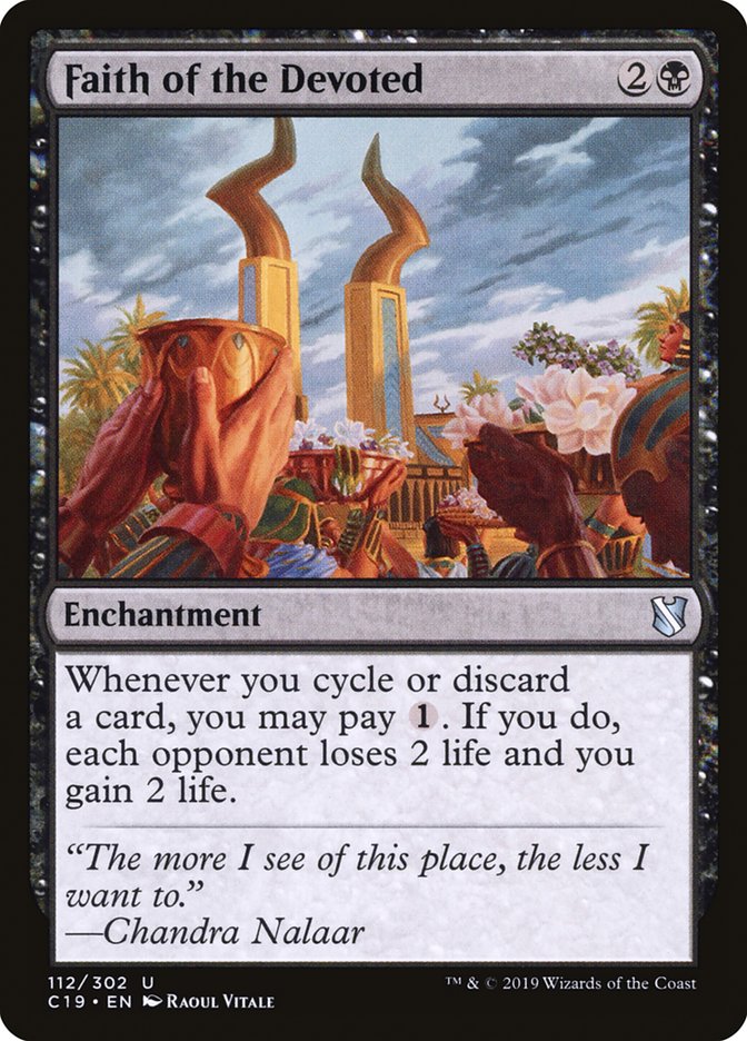 Faith of the Devoted [Commander 2019] Magic: The Gathering