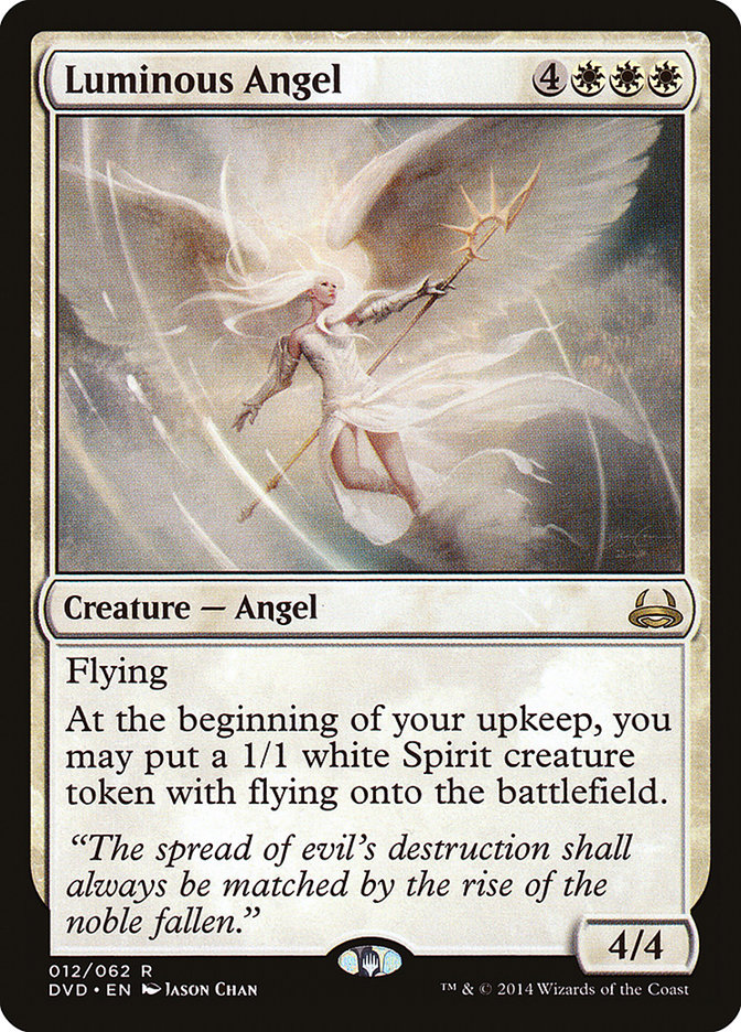 Luminous Angel (Divine vs. Demonic) [Duel Decks Anthology] Magic: The Gathering