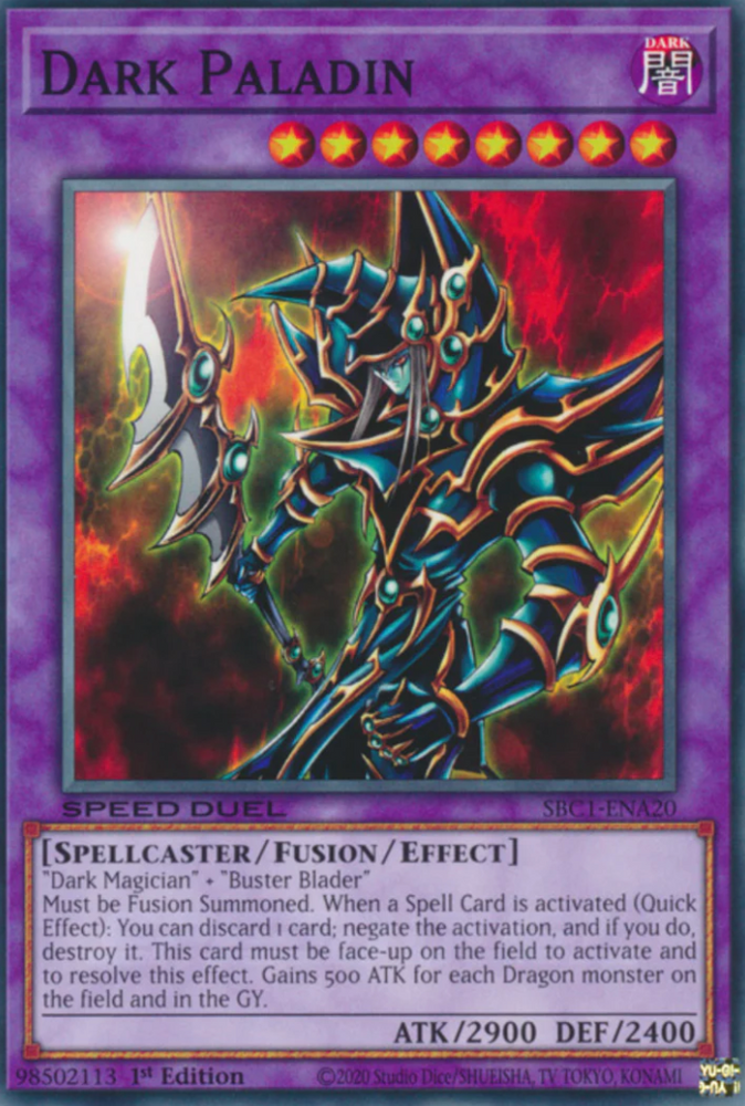 Dark Paladin [SBC1-ENA20] Common Yu-Gi-Oh!