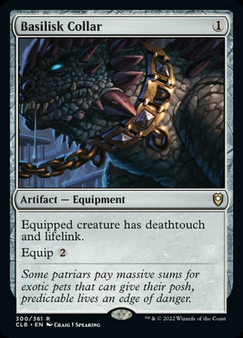 Basilisk Collar [Commander Legends: Battle for Baldur's Gate] Magic: The Gathering