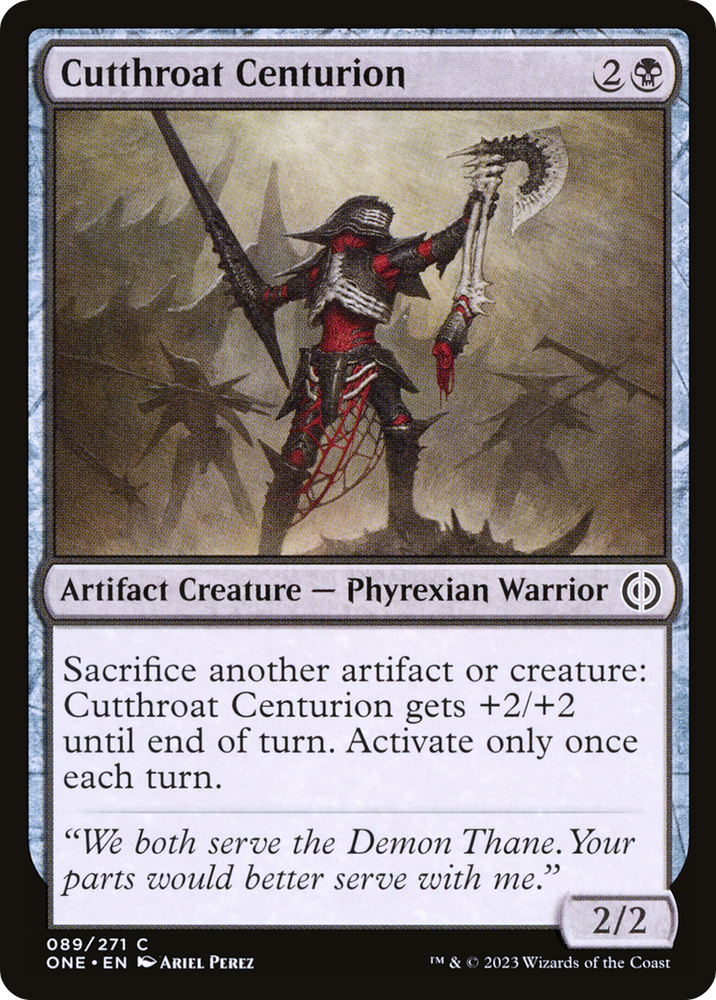 Cutthroat Centurion [Phyrexia: All Will Be One] Magic: The Gathering