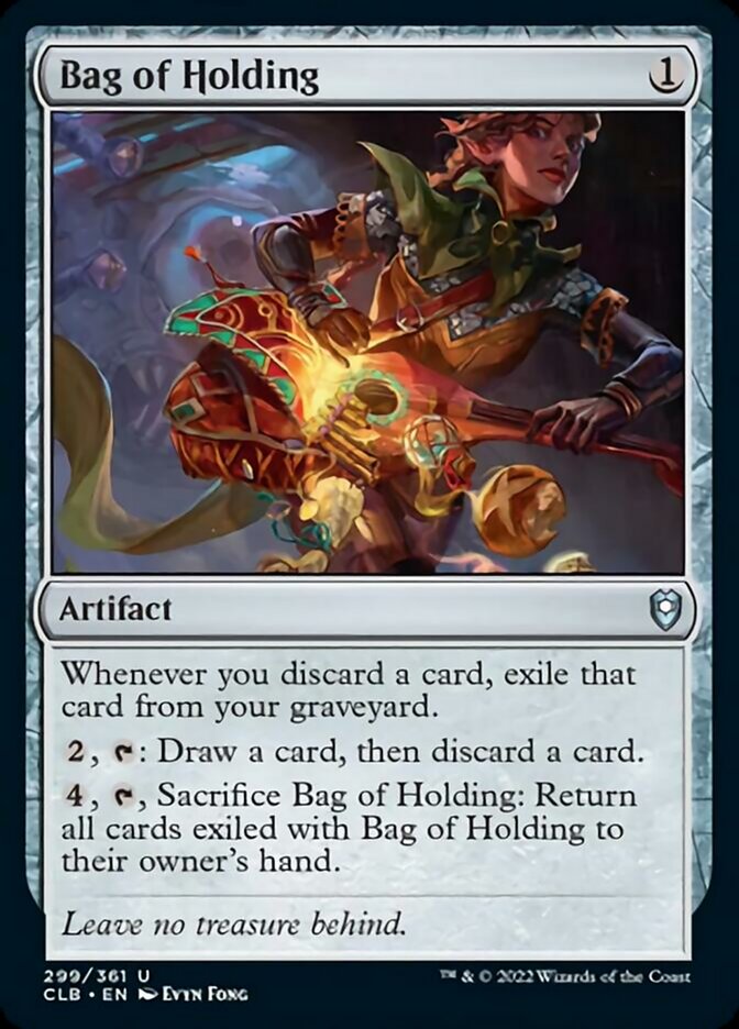 Bag of Holding [Commander Legends: Battle for Baldur's Gate] Magic: The Gathering