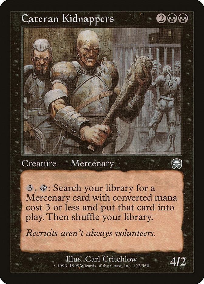 Cateran Kidnappers [Mercadian Masques] Magic: The Gathering