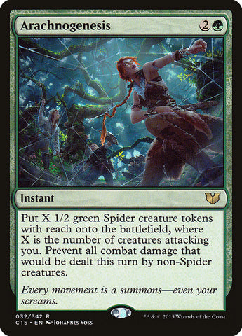 Arachnogenesis [Commander 2015] Magic: The Gathering