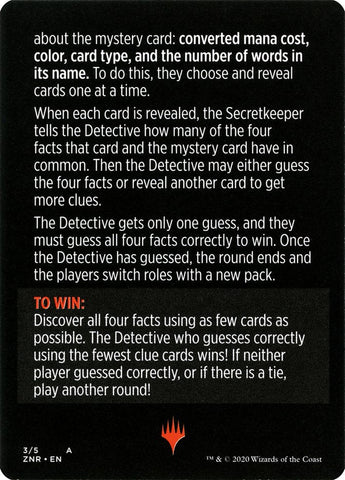 Booster Sleuth (Magic Minigame) [Zendikar Rising Minigame] Magic: The Gathering