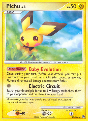 Pichu (45/100) [Diamond & Pearl: Stormfront] Pokémon