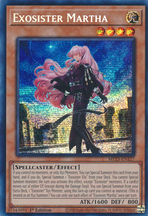 Exosister Martha [MP23-EN127] Prismatic Secret Rare Yu-Gi-Oh!