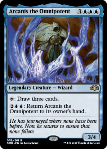 Arcanis the Omnipotent [Dominaria Remastered] Magic: The Gathering