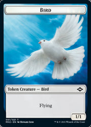 Bird // Squirrel Double-Sided Token [Modern Horizons 2 Tokens] Magic: The Gathering