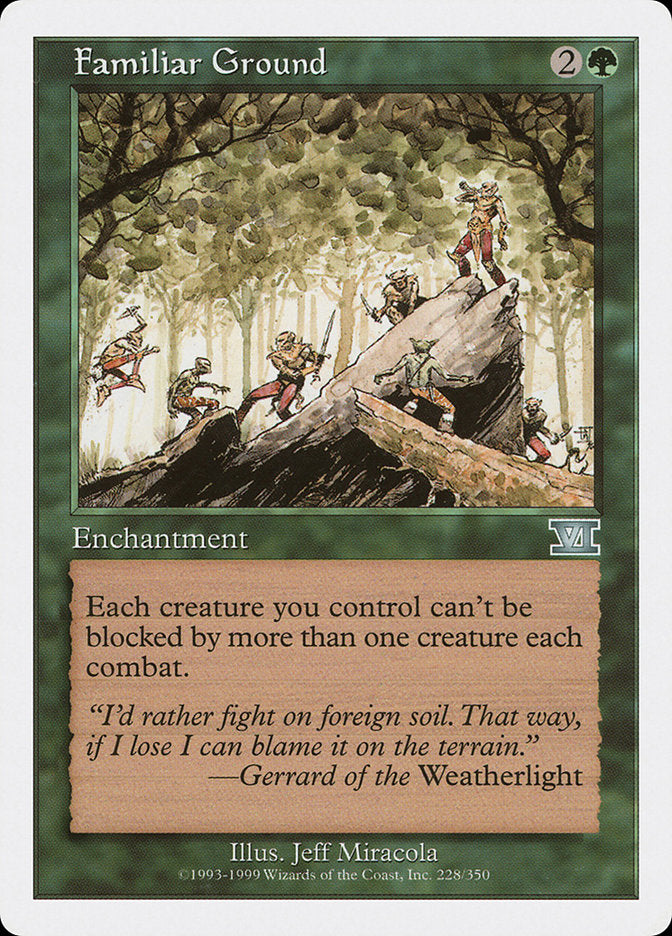 Familiar Ground [Classic Sixth Edition] Magic: The Gathering
