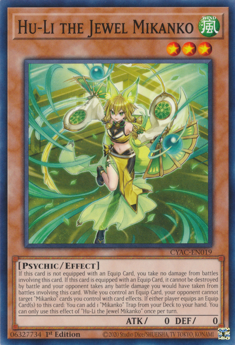 Hu-Li the Jewel Mikanko [CYAC-EN019] Common Yu-Gi-Oh!