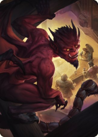 Nefarious Imp Art Card [Commander Legends: Battle for Baldur's Gate Art Series] Magic: The Gathering