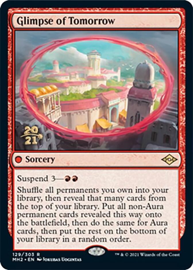 Glimpse of Tomorrow [Modern Horizons 2 Prerelease Promos] Magic: The Gathering
