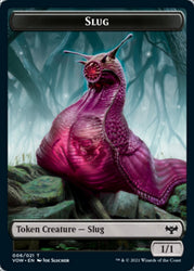 Blood // Slug Double-Sided Token [Innistrad: Crimson Vow Tokens] Magic: The Gathering