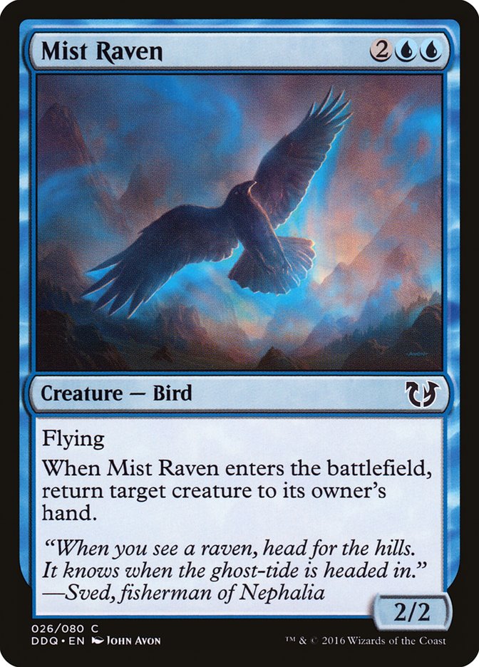 Mist Raven [Duel Decks: Blessed vs. Cursed] Magic: The Gathering