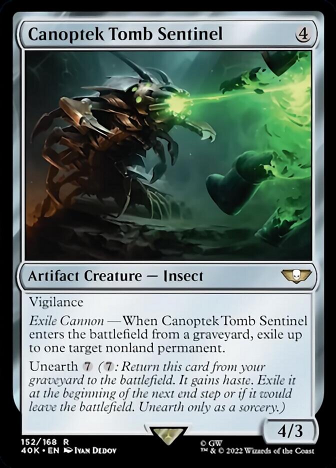 Canoptek Tomb Sentinel [Warhammer 40,000] Magic: The Gathering