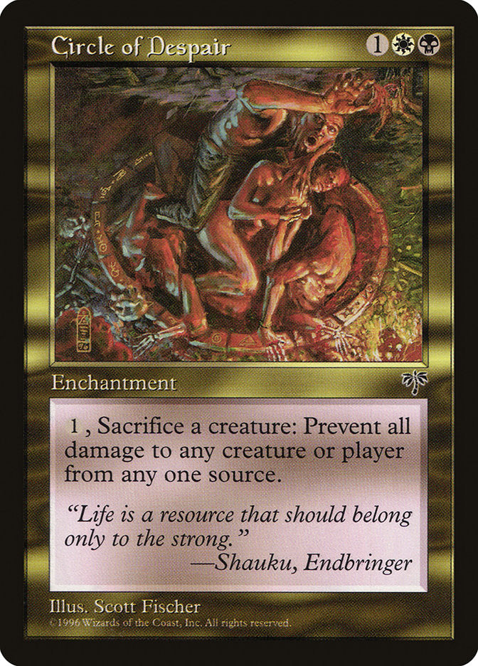 Circle of Despair [Mirage] Magic: The Gathering