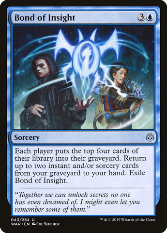 Bond of Insight [War of the Spark] Magic: The Gathering