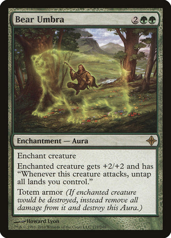 Bear Umbra [Rise of the Eldrazi] Magic: The Gathering
