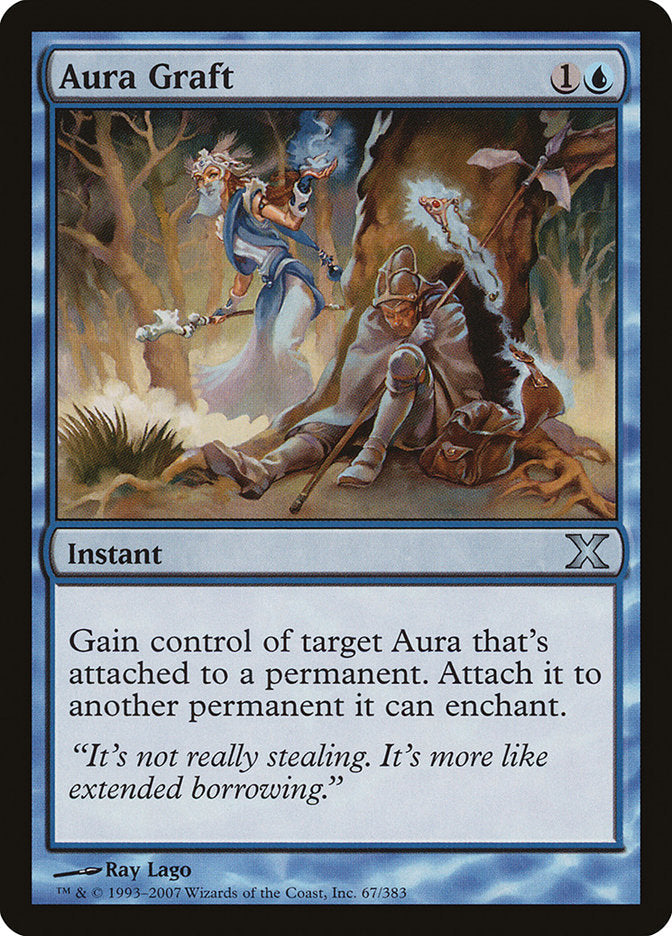 Aura Graft [Tenth Edition] Magic: The Gathering