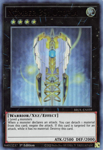 Number 39: Utopia [BROL-EN059] Ultra Rare Yu-Gi-Oh!