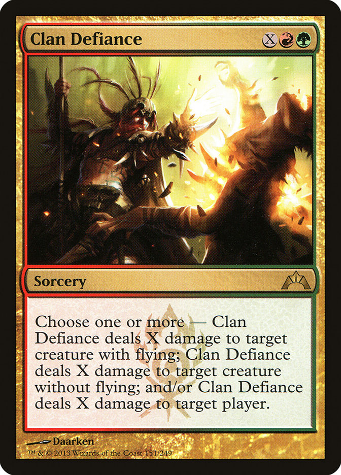 Clan Defiance [Gatecrash] Magic: The Gathering