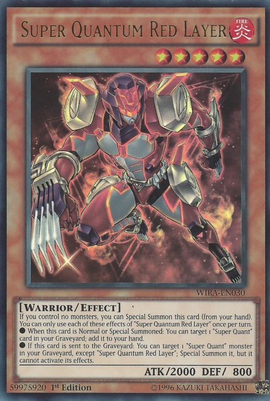Super Quantum Red Layer [WIRA-EN030] Ultra Rare Yu-Gi-Oh!