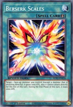 Berserk Scales [SGX1-ENE16] Common Yu-Gi-Oh!