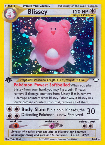 Blissey (2/64) [Neo Revelation 1st Edition] Pokémon