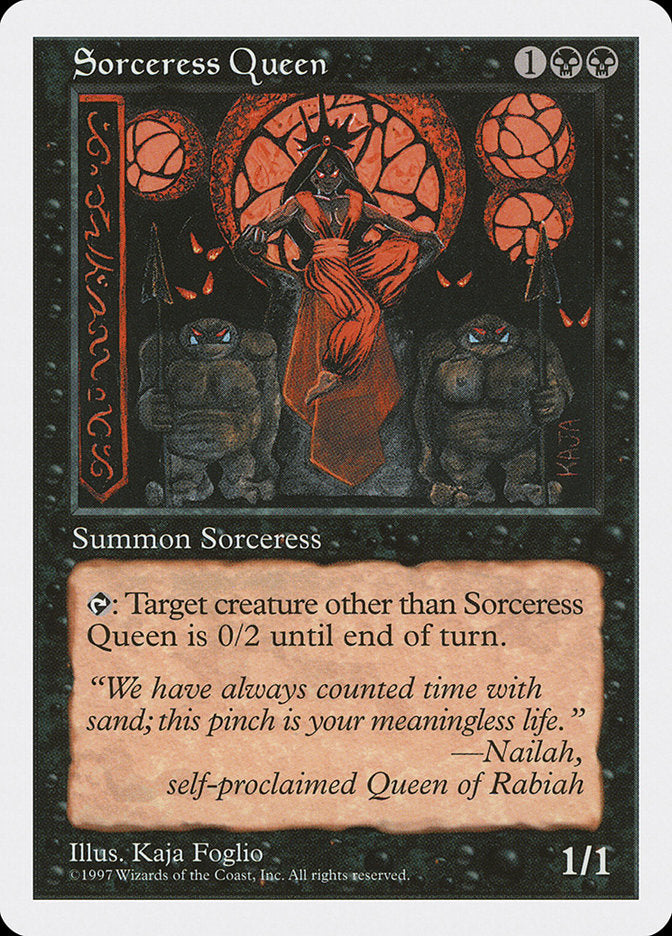 Sorceress Queen [Fifth Edition] Magic: The Gathering