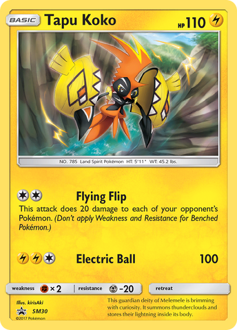 Tapu Koko (SM30) [Sun & Moon: Black Star Promos] Pokémon
