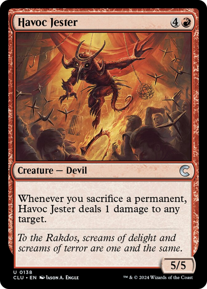 Havoc Jester [Ravnica: Clue Edition] Magic: The Gathering