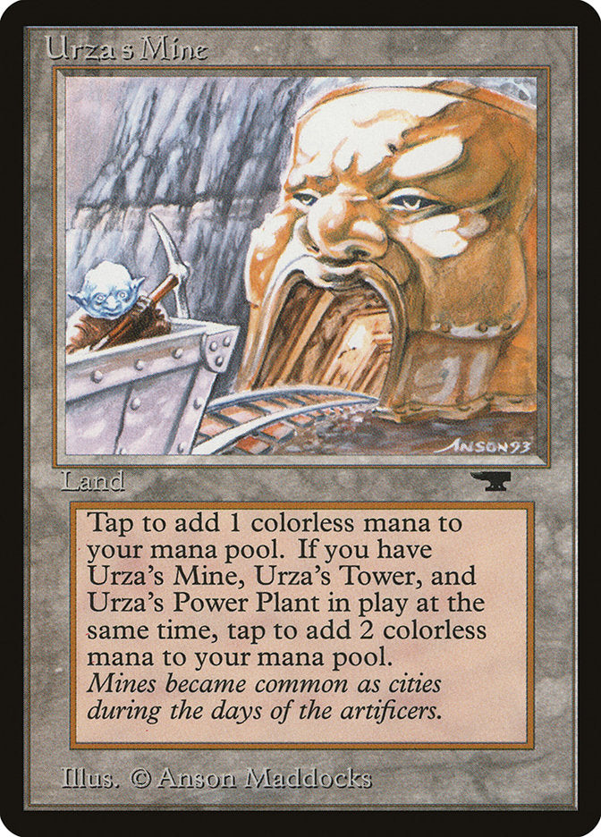 Urza's Mine (Mine Cart Entering Mouth) [Antiquities] Magic: The Gathering