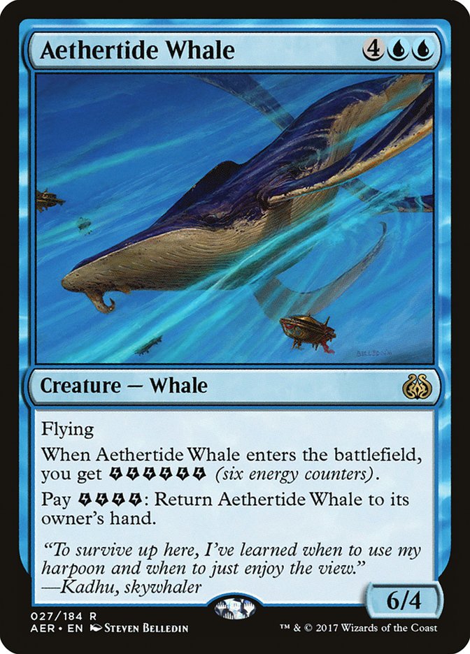 Aethertide Whale [Aether Revolt] Magic: The Gathering