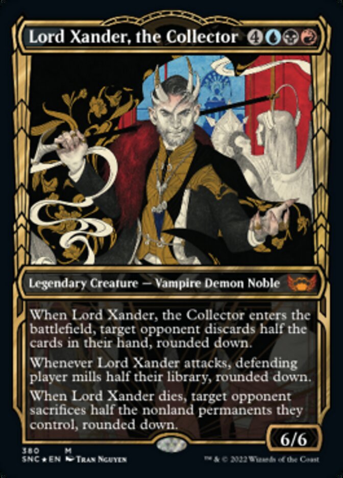 Lord Xander, the Collector (Showcase Golden Age Gilded Foil) [Streets of New Capenna] Magic: The Gathering