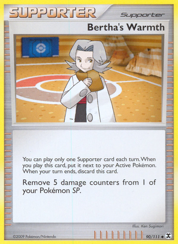 Bertha's Warmth (90/111) [Platinum: Rising Rivals] Pokémon
