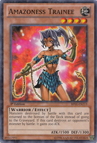 Amazoness Trainee [BP01-EN213] Starfoil Rare Yu-Gi-Oh!