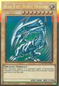 Blue-Eyes White Dragon [MAGO-EN001] Gold Rare Yu-Gi-Oh!