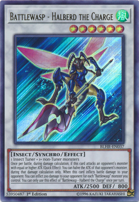 Battlewasp - Halberd the Charge [BLHR-EN037] Ultra Rare Yu-Gi-Oh!