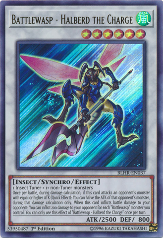 Battlewasp - Halberd the Charge [BLHR-EN037] Ultra Rare Yu-Gi-Oh!