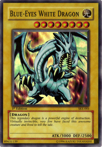 Blue-Eyes White Dragon [SKE-001] Super Rare Yu-Gi-Oh!