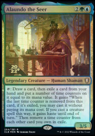 Alaundo the Seer [Commander Legends: Battle for Baldur's Gate Prerelease Promos] Magic: The Gathering