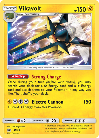 Vikavolt (SM28) [Sun & Moon: Black Star Promos] Pokémon