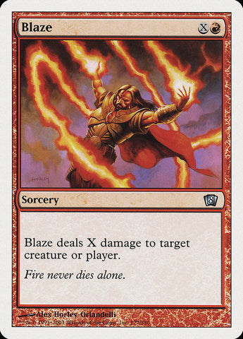 Blaze [Eighth Edition] Magic: The Gathering