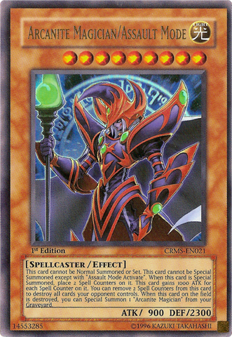 Arcanite Magician/Assault Mode [CRMS-EN021] Ultra Rare Yu-Gi-Oh!